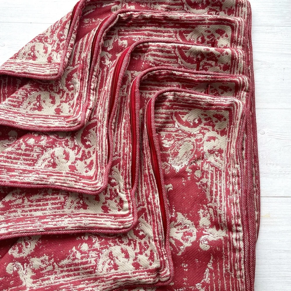 RESTORATION HARDWARE Vintage Côte d’Azur French Tile Pillow Sham Covers Set of 5